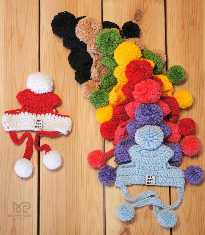 کلاه سگ_کلاه گربه_کلاه بافت سگ کلاه گربه کلاه بافت