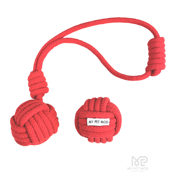اسباب بازی سگ توپ کنفی با دستگیره و بدون دستگیرهScooby rope dummy ball