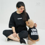 تیشرت ست انسانی مدل BOSS(لباس پت در پست جدا قابل سفارش میباشد)